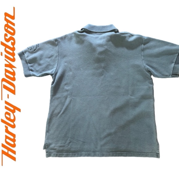 NEW Harley Davidson Embroidered Polo Shirt Size Large - Picture 4 of 11